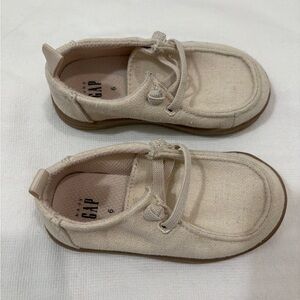 GAP Kids Cream Canvas Sneakers